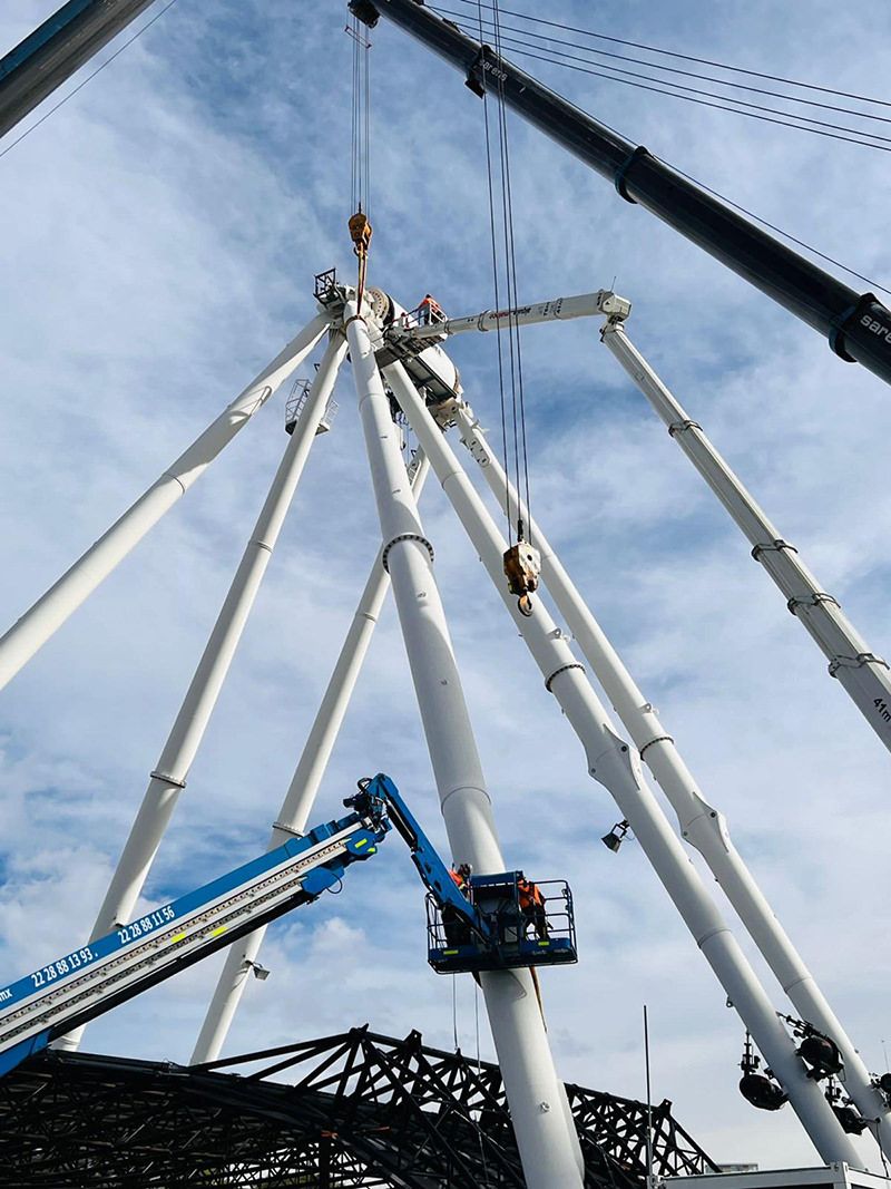 amusement ride construction