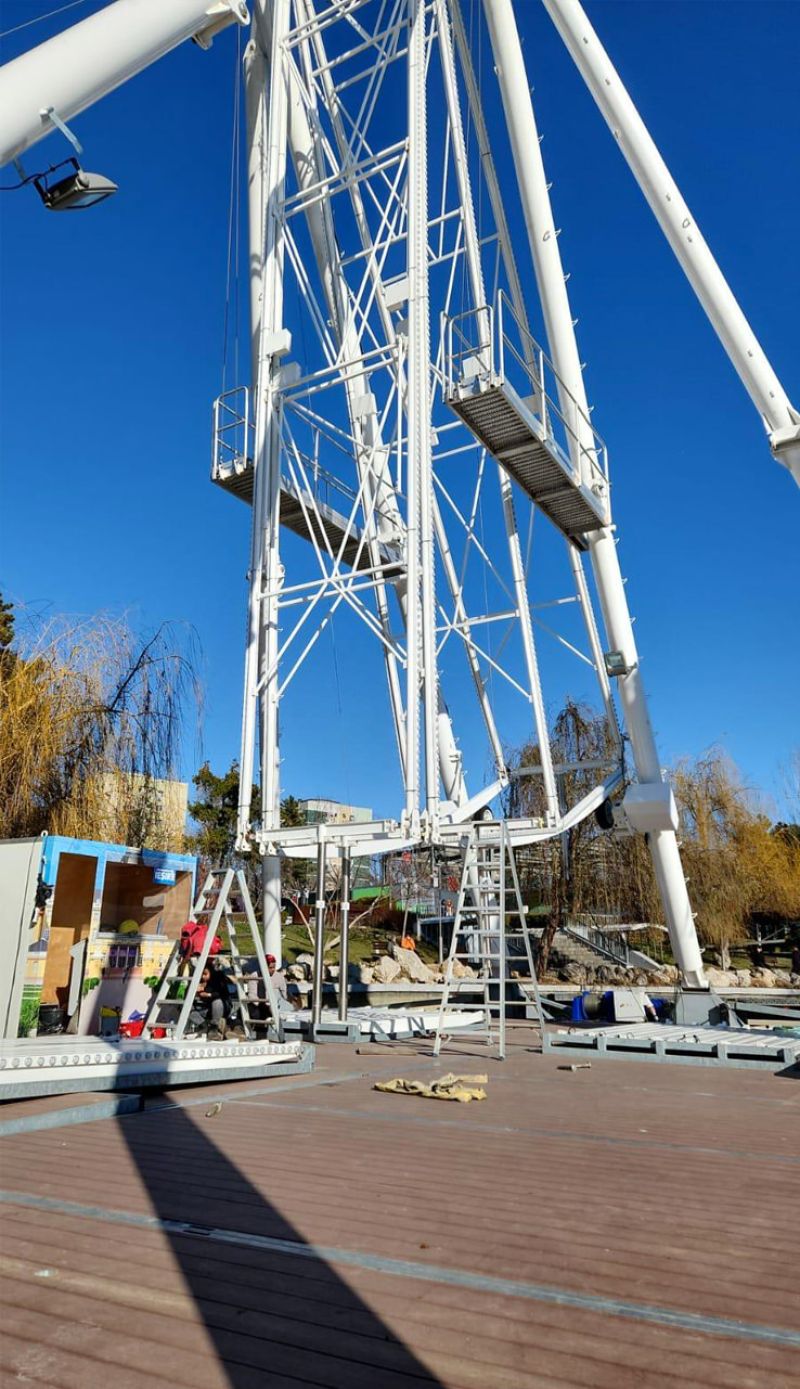Big wheel construction